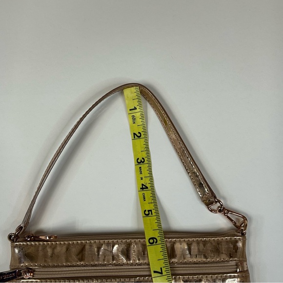 Y2K MK Michael Kors Rose Gold Women’s Wristlet Clutch Small Handbag #3198